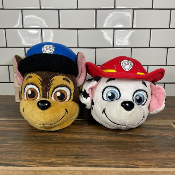 Paw Patrol Chase and Marshall Slip-On Slippers Unisex Kids Size 11/12 - Picture 1 of 7